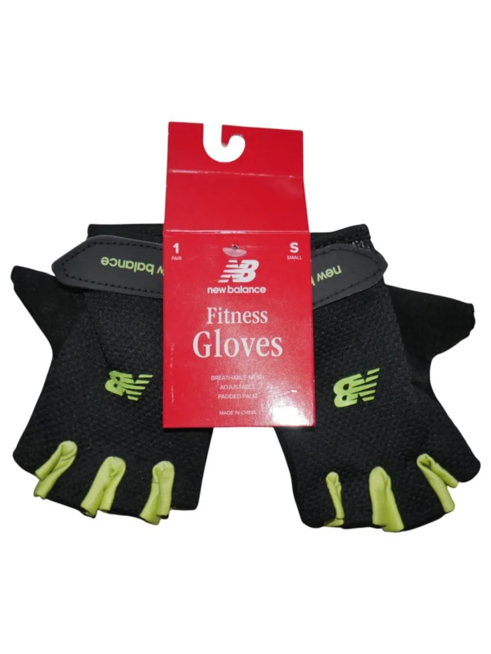 New Balance Weightlifting Half Finger Gloves Size S Gym Training Breathable NWT